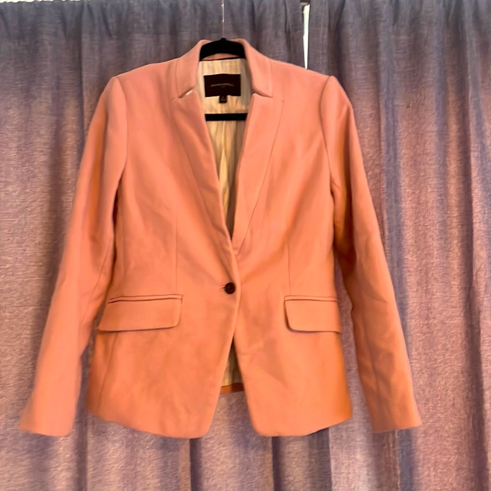 Mauve wool blazer